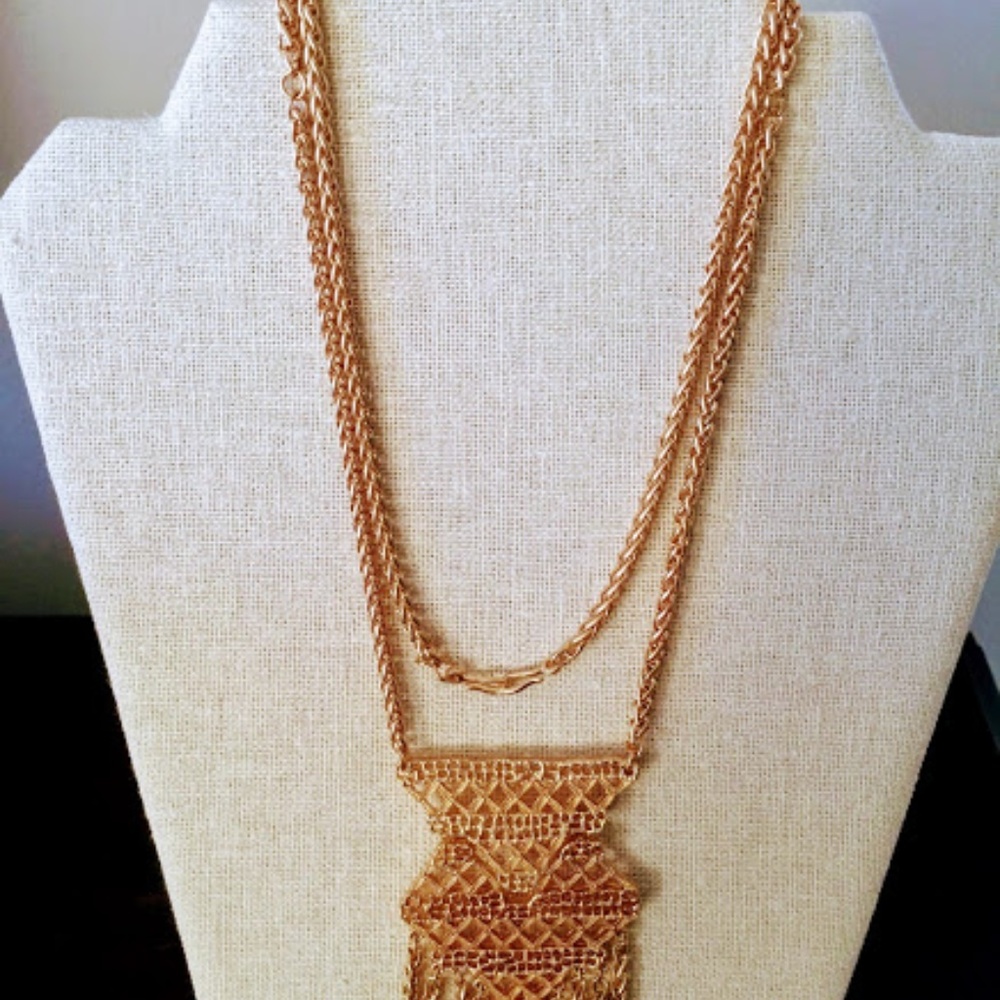 long Gold necklace